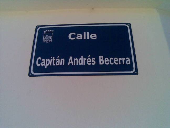 Calle Capitán Andrés Becerra en Marbella.